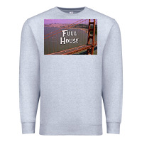 Heather Grey f u l l h o u s e Premium Sweatshirt - linhVisuals