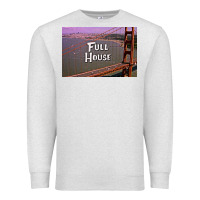 Oatmeal Heather f u l l h o u s e Premium Sweatshirt - linhVisuals
