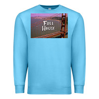 Ocean Blue f u l l h o u s e Premium Sweatshirt - linhVisuals