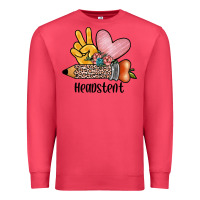 Cardinal peace love headstent Premium Sweatshirt - JahusDesignShop