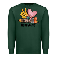 Sports Green peace love headstent Premium Sweatshirt - JahusDesignShop