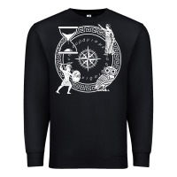 Black the four stoic virtues   stoicism Premium Sweatshirt - linhVisuals