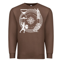 Chestnut the four stoic virtues   stoicism Premium Sweatshirt - linhVisuals