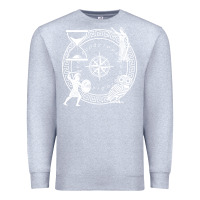 Heather Grey the four stoic virtues   stoicism Premium Sweatshirt - linhVisuals
