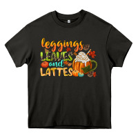 Asphalt leaves and lattes Heavy Core Tee - CowGirlArtShop
