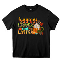 Black leaves and lattes Heavy Core Tee - CowGirlArtShop