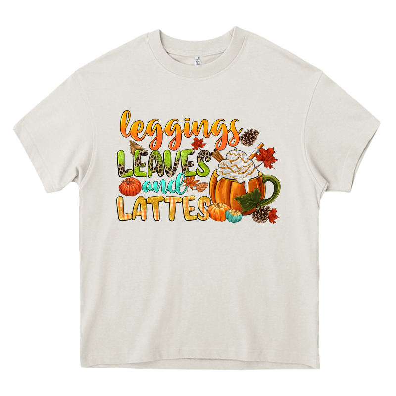 Leaves And Lattes Heavy Core Tee by CowGirlArtShop | Teevron