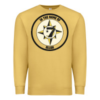 Antique Gold five percent nation of islam vintage look design Premium Sweatshirt - linhVisuals