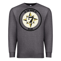 Charcoal Heather five percent nation of islam vintage look design Premium Sweatshirt - linhVisuals