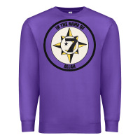 Purple five percent nation of islam vintage look design Premium Sweatshirt - linhVisuals