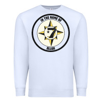 White five percent nation of islam vintage look design Premium Sweatshirt - linhVisuals