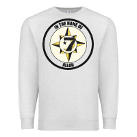 Oatmeal Heather five percent nation of islam vintage look design Premium Sweatshirt - linhVisuals