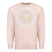 Pale Pink five percent nation of islam vintage look design Premium Sweatshirt - linhVisuals