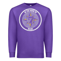 Purple five percent nation of islam vintage look design Premium Sweatshirt - linhVisuals