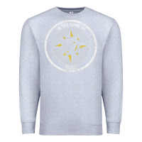 Heather Grey five percent nation of islam vintage look design Premium Sweatshirt - linhVisuals