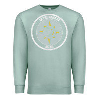Seafoam five percent nation of islam vintage look design Premium Sweatshirt - linhVisuals
