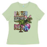 Matcha Easter Saurus Rex Ladies Tee - OliviaCreatesArt