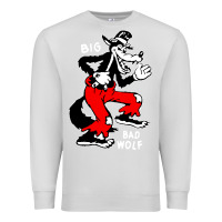 Dove Grey big bad wolf Premium Sweatshirt - linhVisuals