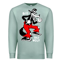 Seafoam big bad wolf Premium Sweatshirt - linhVisuals