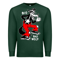 Sports Green big bad wolf Premium Sweatshirt - linhVisuals