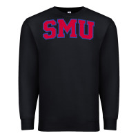 Black The SMU Athletics wordmark Premium Sweatshirt - linhVisuals