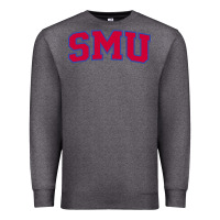 Charcoal Heather The SMU Athletics wordmark Premium Sweatshirt - linhVisuals