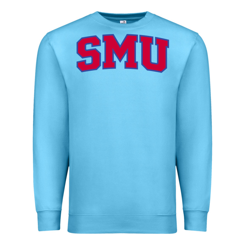 The Smu Athletics Wordmark Premium Sweatshirt by linhVisuals | Teevron