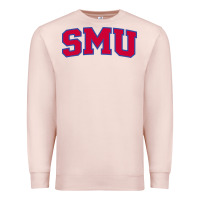 Pale Pink The SMU Athletics wordmark Premium Sweatshirt - linhVisuals