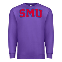 Purple The SMU Athletics wordmark Premium Sweatshirt - linhVisuals