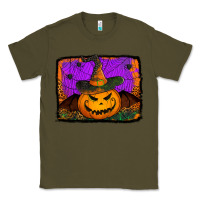 Army Green jack o' lantern pumpkin Classic Tee - Jasminsmagicworld