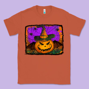 Jack O' Lantern Pumpkin Classic Tee Designed By Jasminsmagicworld