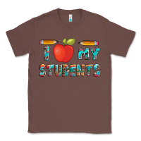 Chestnut i love my students with pen and Classic Tee - Artiststas