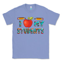 Colony Blue i love my students with pen and Classic Tee - Artiststas