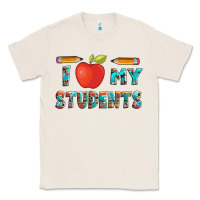 Natural i love my students with pen and Classic Tee - Artiststas