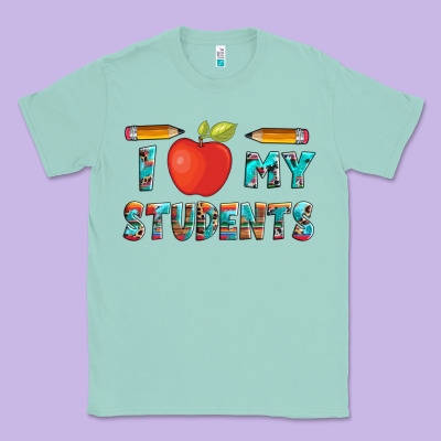 I Love My Students With Pen And Classic Tee Designed By Artiststas