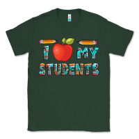 Sports Green i love my students with pen and Classic Tee - Artiststas