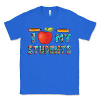 True Royal i love my students with pen and Classic Tee - Artiststas
