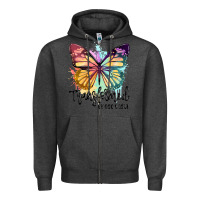 Charcoal Heather transformed by god's love Zipper Hoodie - JahusDesignShop