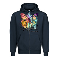 Navy transformed by god's love Zipper Hoodie - JahusDesignShop