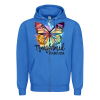 True Royal transformed by god's love Zipper Hoodie - JahusDesignShop