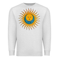 Oatmeal Heather king crimson Premium Sweatshirt - linhVisuals