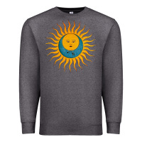 Charcoal Heather king crimson Premium Sweatshirt - linhVisuals