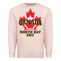 Pale Pink north bay ontario on a cool Premium Sweatshirt - linhVisuals