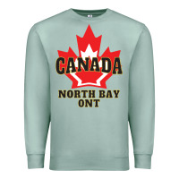 Seafoam north bay ontario on a cool Premium Sweatshirt - linhVisuals