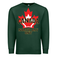Sports Green north bay ontario on a cool Premium Sweatshirt - linhVisuals