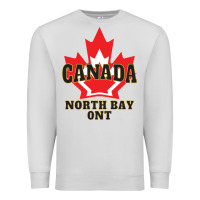 Dove Grey north bay ontario on a cool Premium Sweatshirt - linhVisuals