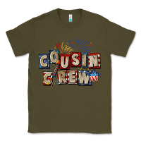 Army Green Cousin crew 4th of july Classic Tee - CowGirlArtShop