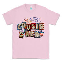 Bubblegum Pink Cousin crew 4th of july Classic Tee - CowGirlArtShop