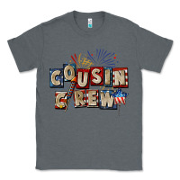 Charcoal Heather Cousin crew 4th of july Classic Tee - CowGirlArtShop