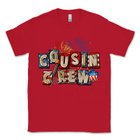 Red Cousin crew 4th of july Classic Tee - CowGirlArtShop